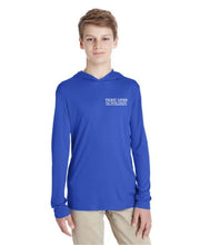 Load image into Gallery viewer, Youth Sun Protection Hooded Shirt
